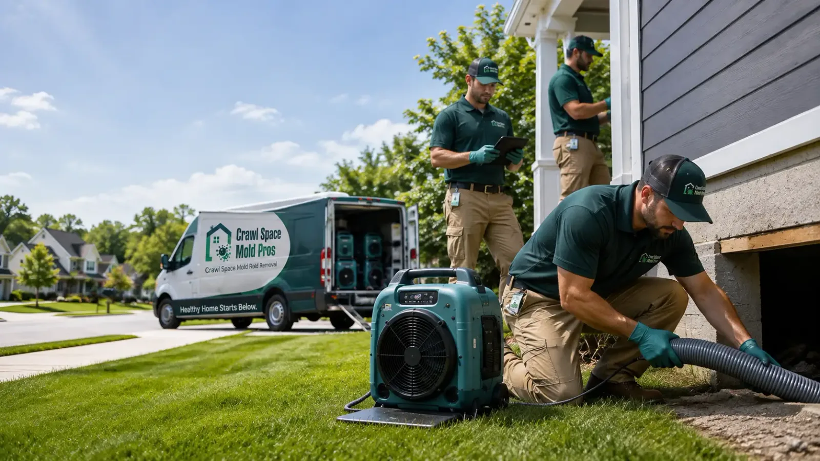 Crawl Space Mold Removal in Whitsett, TX